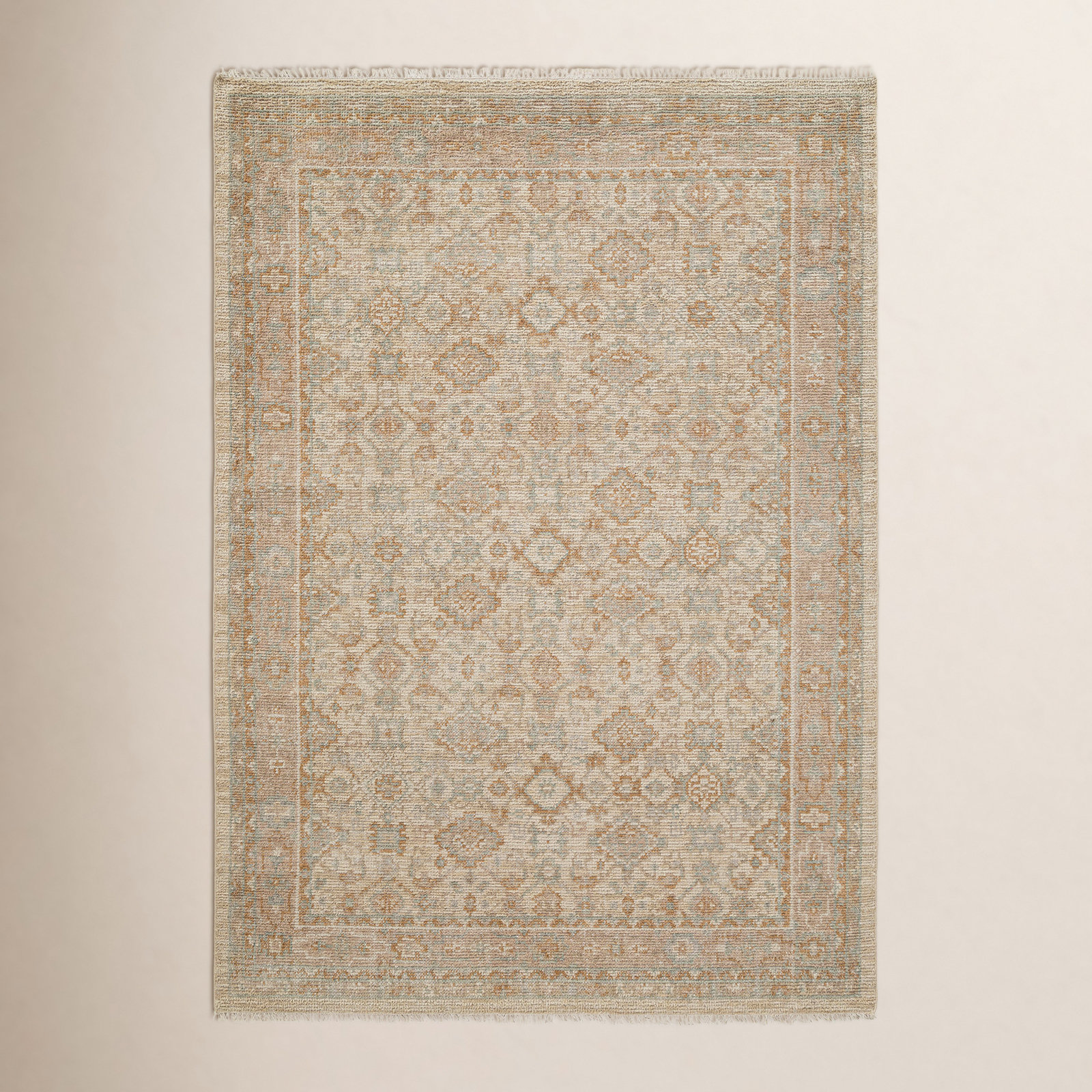 Hand-Knotted Oriental Wool Rug, Rectangle 5"x 8"