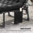 Folding Chaise Lounge Chair Outdoor Tanning Chair With 5-Position Backrest, Cushion, Side Pocket, Black-1027061648-1027061649