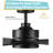 Buariki 64 in. 6 Blade Matte Black Ceiling Fan with Remote Control, Dimmable LED Light Kit, and Reversible Motor-2076276617-2076276616