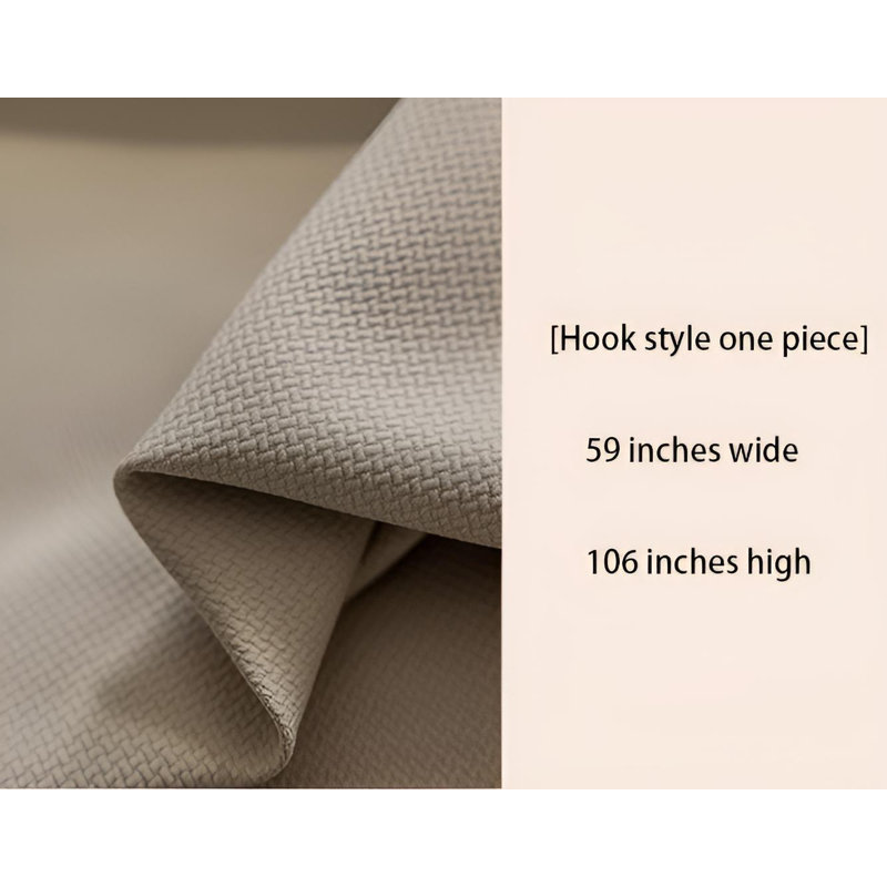 Yosbel Room Darkening Curtain Single Panel, 59" W x 106.3" L