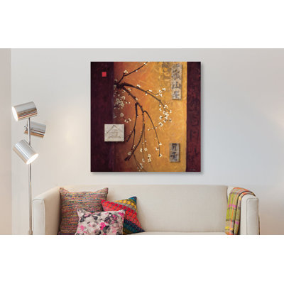 « orientals fleurs ii », reproduction d’art sur toile