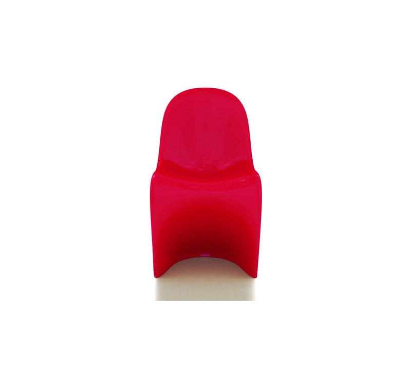 Chaise d'appoint Fiveish, Rouge