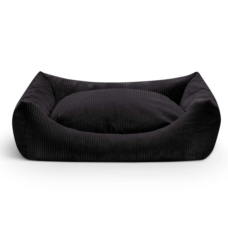 Nairne Polyester Pet Bed, 20cm H x 90cm W x 78cm D, Black