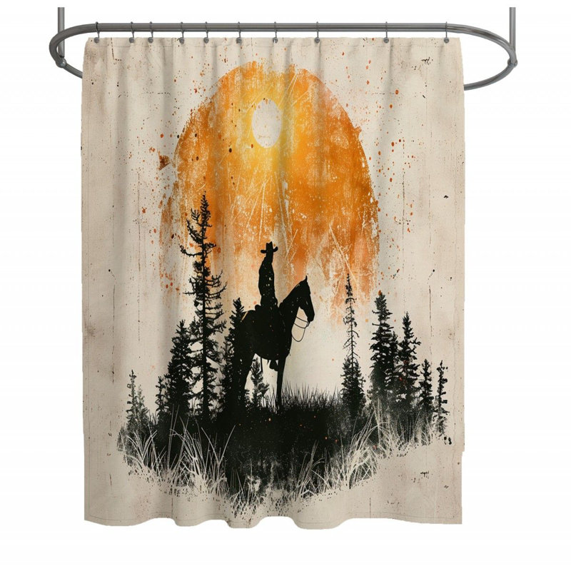 Darrence Shower Curtain, 73"H x 70"W