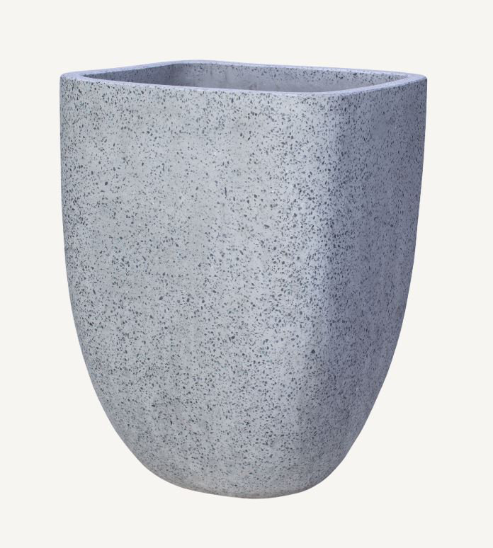 Grand carré Landa, H 21,5 po x l 16 po x P 16 po, Gris
