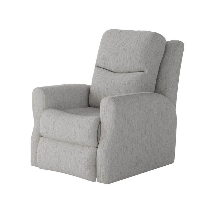 Fame Recliner, Light Gray Polyester