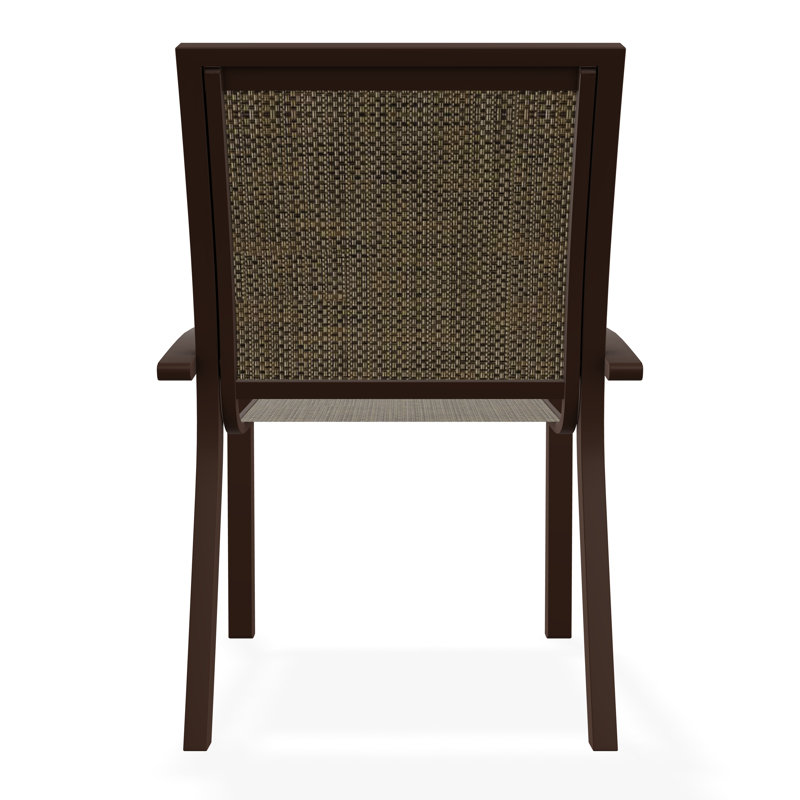Chaise de café empilable Kendall, Kona, Beacon taupe Sunbrella®