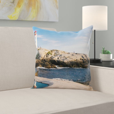 Microsuede Throw Pillow