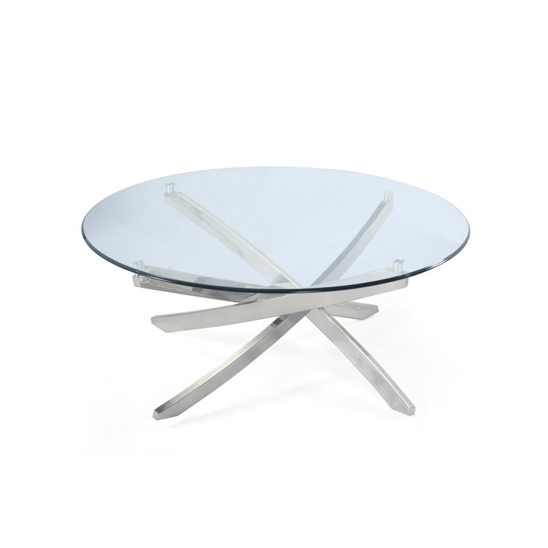 Ruka Glass Top Coffee Table