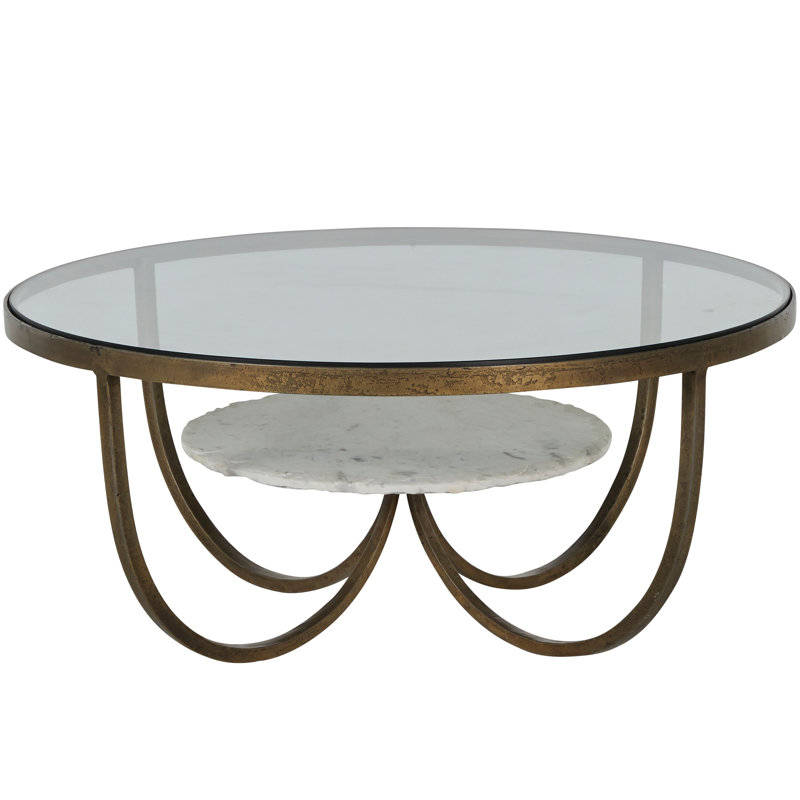 Wilbur Abstract Coffee Table with Storage