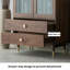 Bibliothèque de rangement moderne à porte vitrée minimaliste