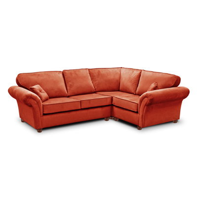 Lila 4 Seater Velvet Corner Sofa 