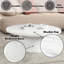 Table basse en marbre et blanc ultrabrillant