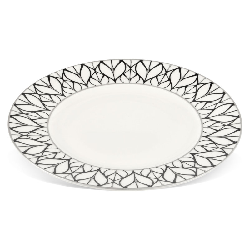 Ellington Dinner Plate, White