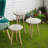 Feazell Concrete Top End Table