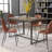 Myaa Metal Base Dining Table