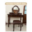Coiffeuse avec miroir, 5 tiroirs, 1 chaise
