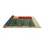 Tapis gris foncé/bleu marine/beige contemporain-933410499