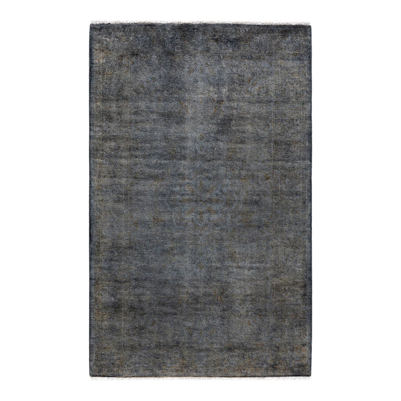 Overyed One-of-a-Kind Rectangle 3'3" X 5'1" Hand Knotted Area Rug