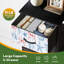 Commode de rangement verticale 4 tiroirs Seashell