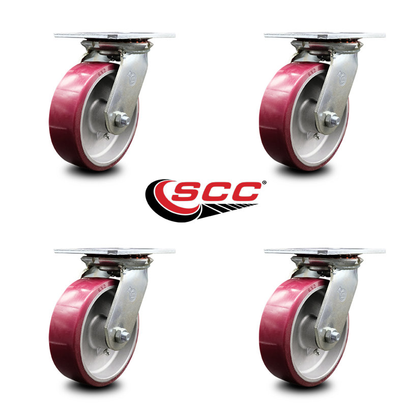 Poly on Aluminum Caster