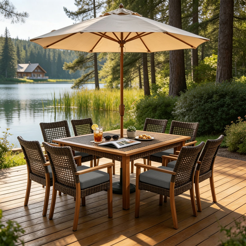 Coussins de siège d'extérieur/intérieur pour patio, 61 x 61 x 10 cm, mousse haute densité 35D, résistants aux intempéries