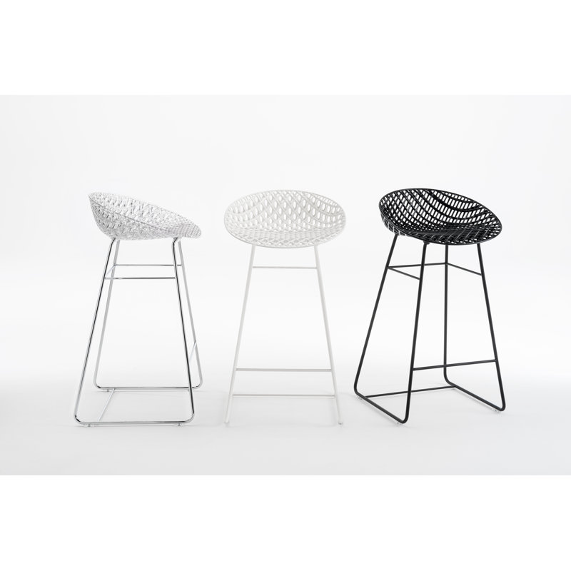 Smatrik Outdoor Bar Stool, Black