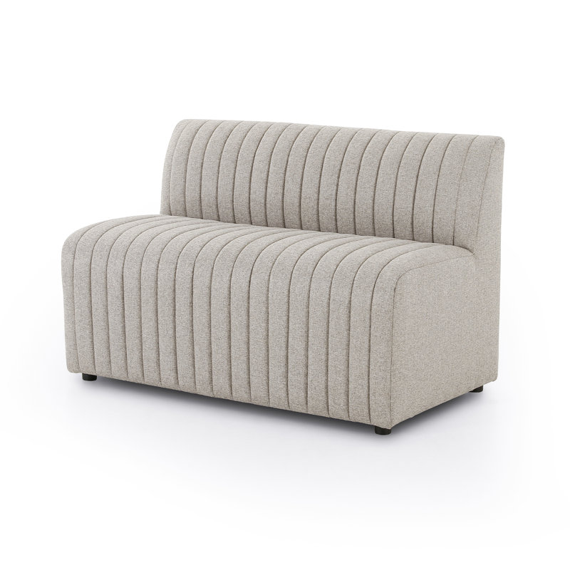 Augustine Upholstered Dining Bench, 31.5" H x 49" W x 28" D, Orly Natural Polyester