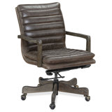 Langston Leather Swivel Conference Chair