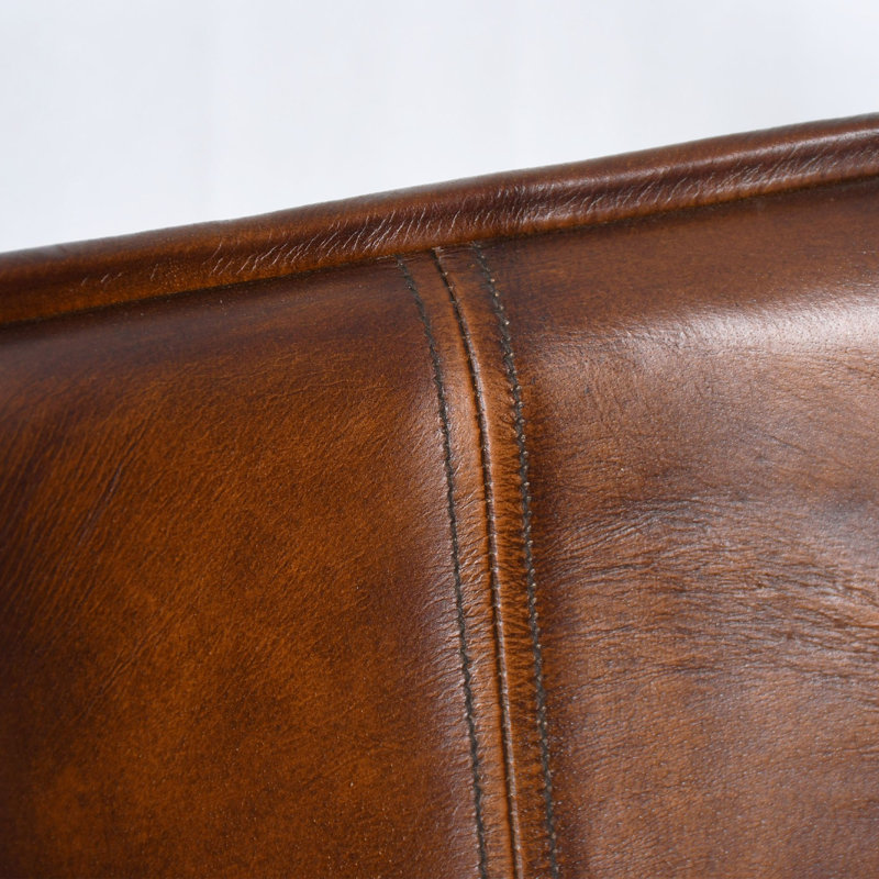 Brisben Upholstered Stool with Metal Frame
