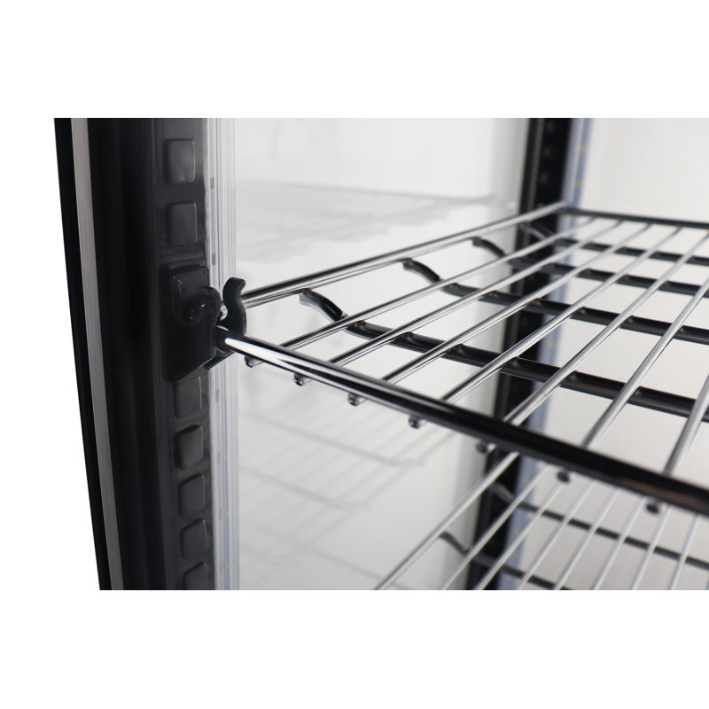 17 in. Black Countertop Display Refrigerator - 3 Cu Ft. CDCU-3C-BK, Black