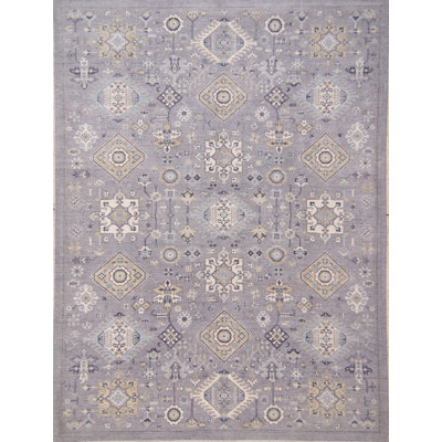 Hand-Knotted High-Quality Gray Area Rug