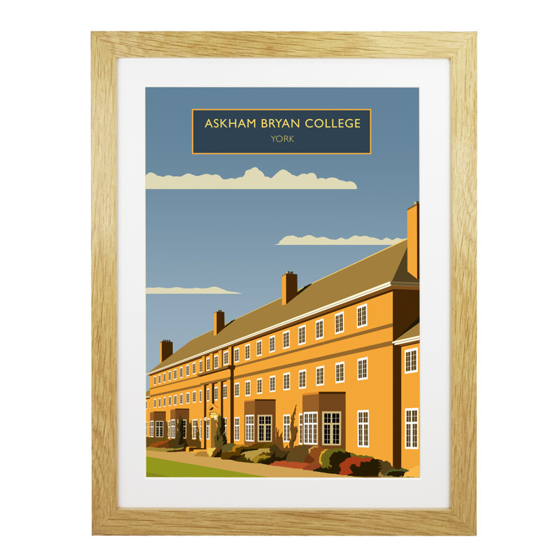 Richard O'Neil - Print, Oak Wood Frame, 54 cm H x 44 cm W x 2.2 cm D