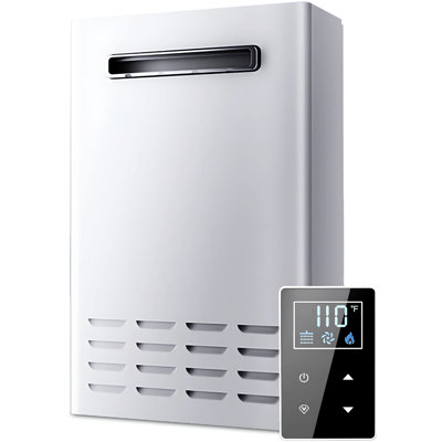 Propane Tankless Water Heater Outdoor, 5.2 GPM 130000 BTU On Demand Hot Water Heater with Remote Control, 110V Residential Instant Propane Water Heate -  MYACUC, ODWATERHEATER-P-YSY1212