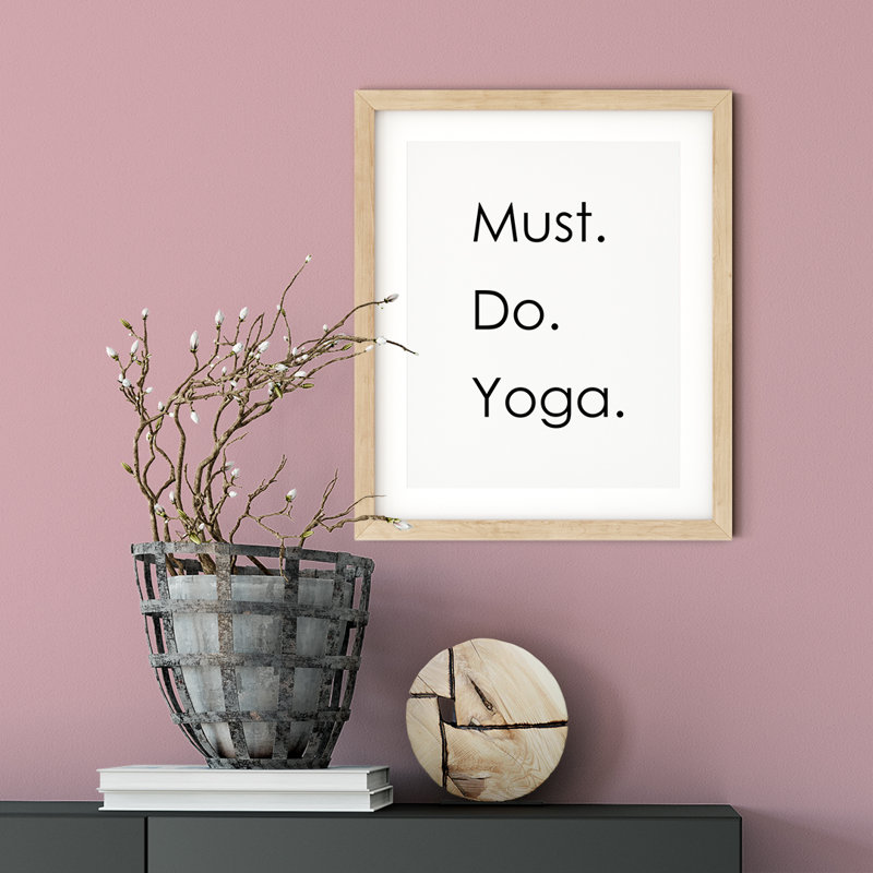 Décoration murale Must Must Yoga, H 7 po x l 5 po x P 0,01 po
