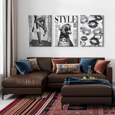 3 Piece Wrapped Canvas Wall Art