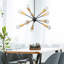 Lustre linéaire multi-directionnel moderne à 10 lumières Bobbi-Don