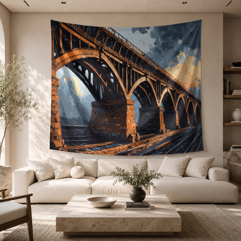 Tapisserie murale Transigur, 68 po x 80 po