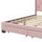 Queen Size Linen Upholstered Platform Storage Bed