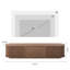 Console média minimaliste en bois avec porte à enroulement, entièrement assemblée-2135715661-2135715659