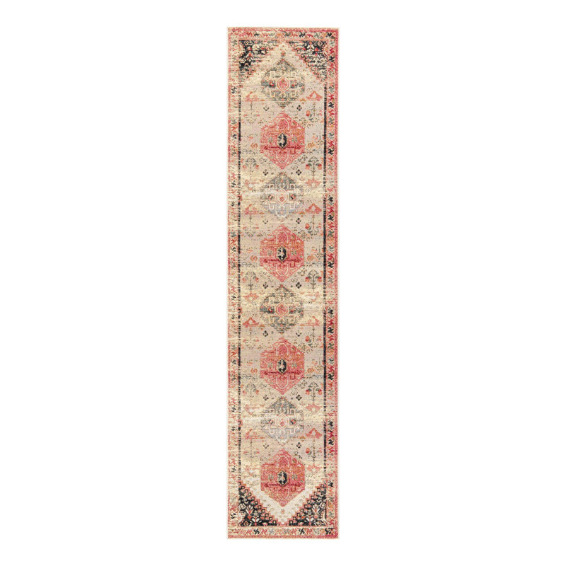 Tapis d'extérieur rectangulaire traditionnel 5 pi 1 po x 8 pi, Tapis de couloir 2 pi 7 po x 10 pi