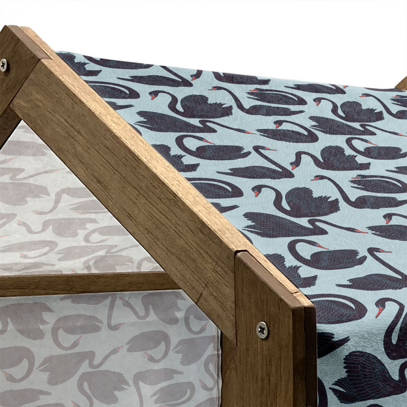 Niche pour chien en bois, H 22,44 po x l 23,62 po x P 17,72 po