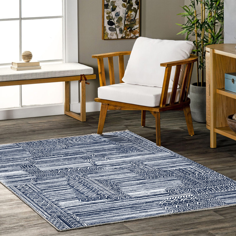 Zelphia Moroccan Indoor / Outdoor Rug, Runner 3'4" x 13'2"