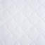 Protège-matelas matelassé en coton percale