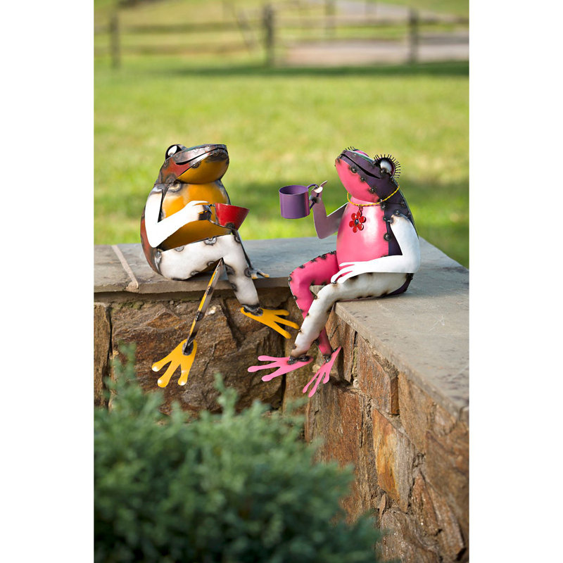 Frog Metal Garden Statue