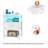 Modern LED Nightstand With Charging Station & Adjustable Fabric Drawer-1795125390