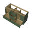 Base de meuble-lavabo double 60 po en bois massif sans lavabo-102403969