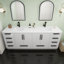 Meuble-lavabo autoportant avec lavabo double 70,8 po Carla-500595065-500595071
