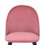 Chaise d'appoint rembourrée capitonnée en bois manufacturé-1313168009