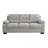 Hugh 80 Inch Sofa, Polyester, Soft Foam Cushioned, Solid Wood Frame